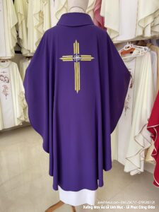 Áo lễ linh mục màu tím đẹp